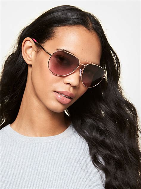 pink michael kors sunglasses|michael kors rodinara sunglasses.